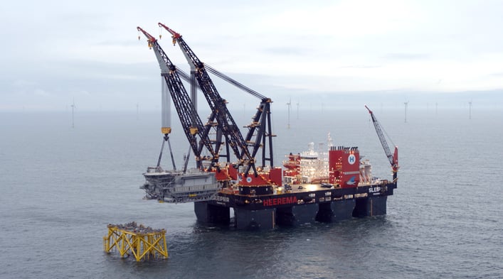 Heerema installs Ørsted’s Hornsea Two offshore substations