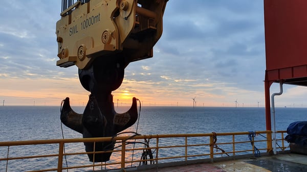 Sleipnir Heerema offshore wind installation hornsea 2 wind farm orsted
