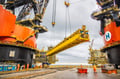 Sleipnir crew installs Tyra bridge